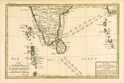 India Meridionale e Ceylon, da 